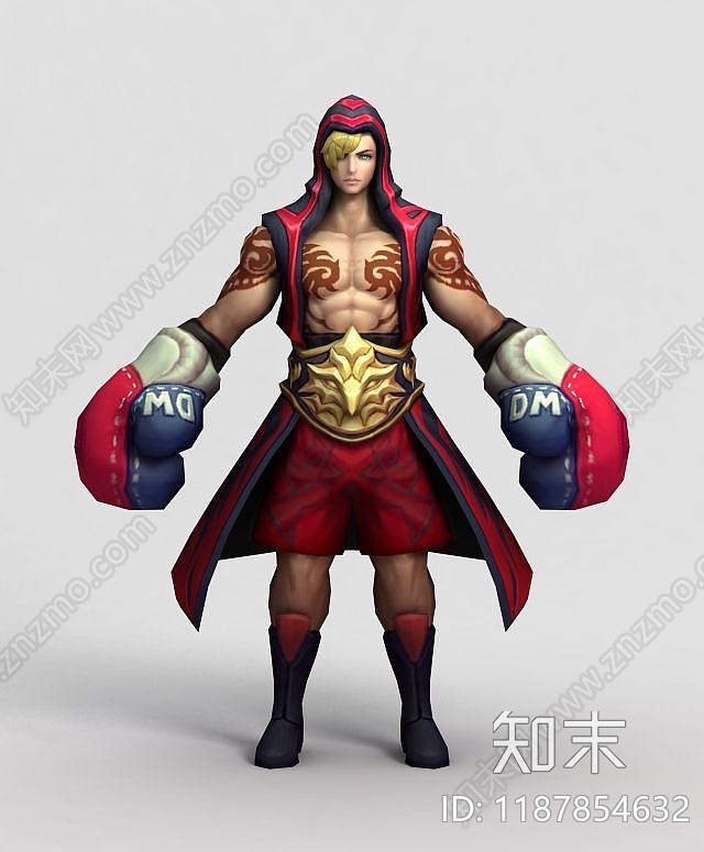 现代虚拟人物3D模型下载【ID:1187854632】