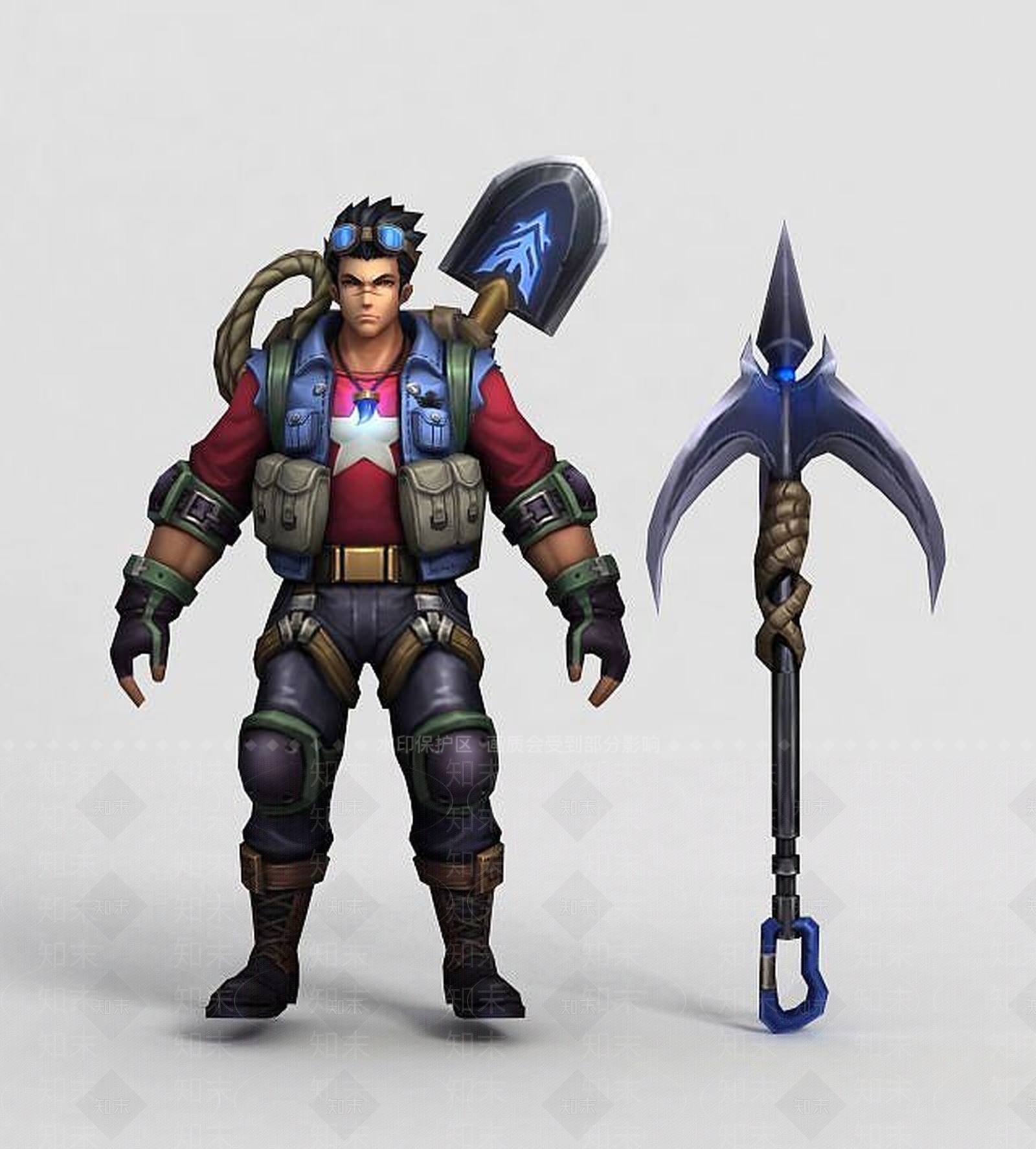 现代虚拟人物3D模型下载【ID:1187859427】