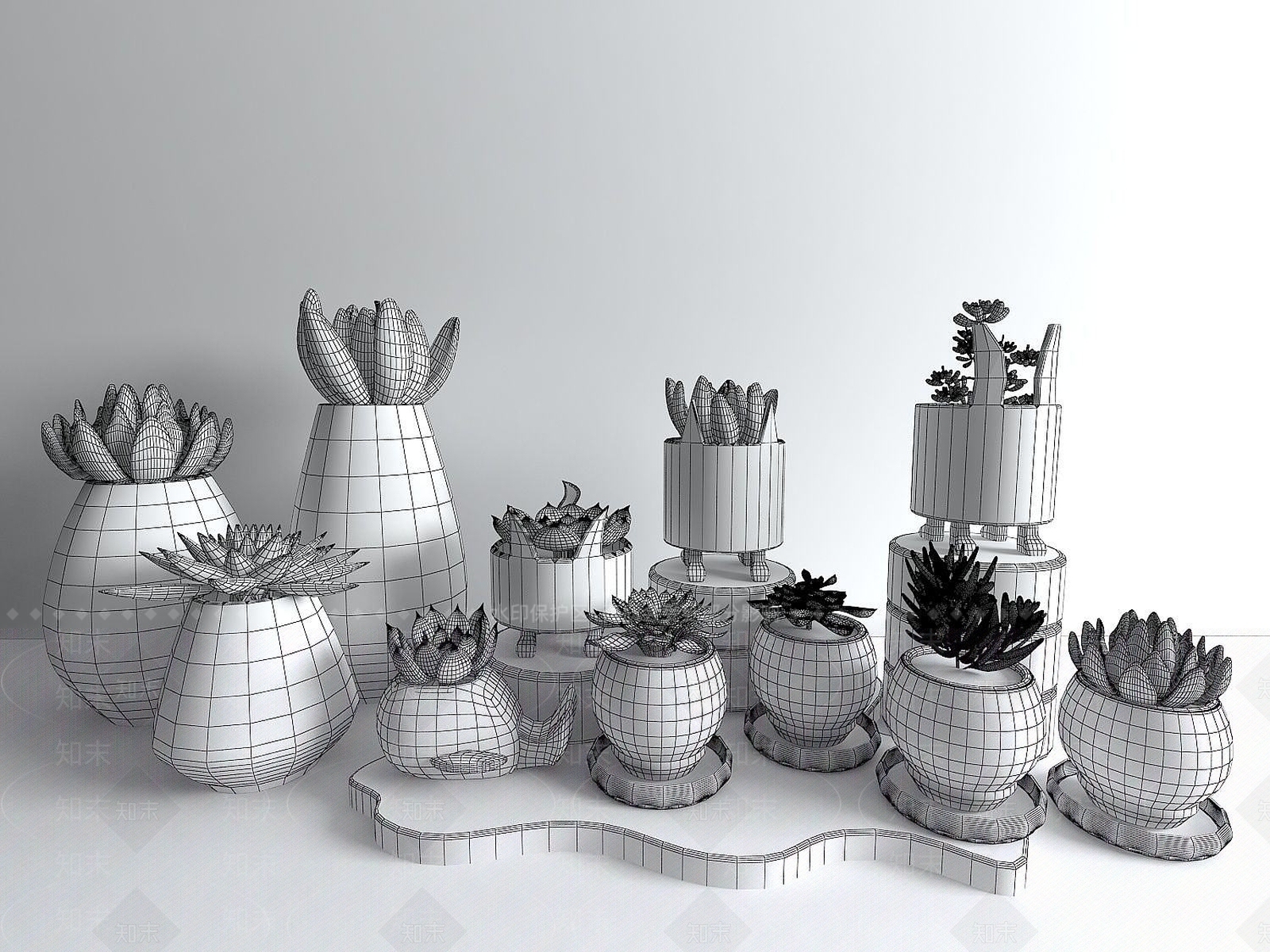 现代佛龛3D模型下载【ID:1186481093】