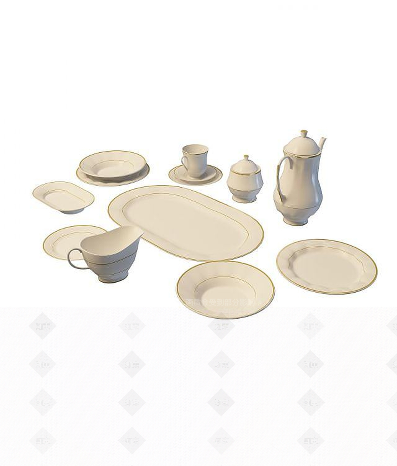 现代麻将桌3D模型下载【ID:1187851200】