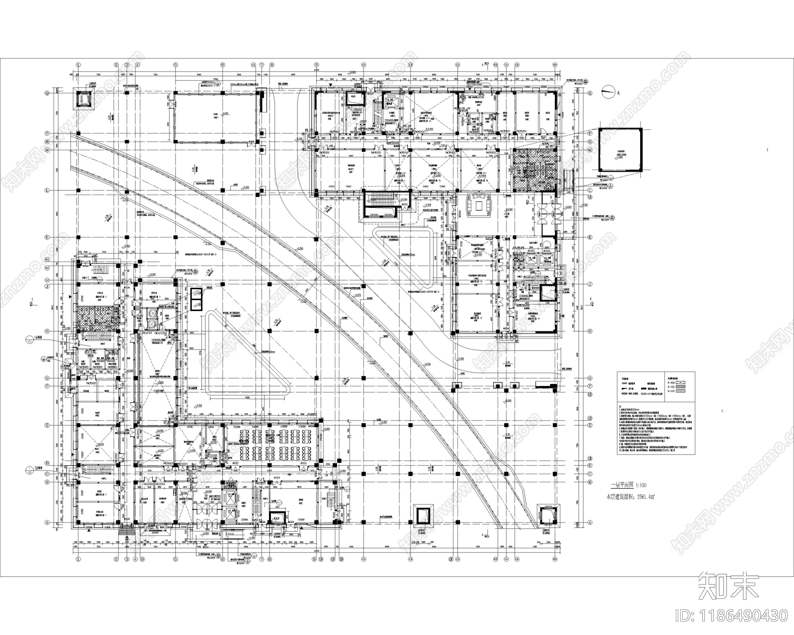 现代其他公共空间cad施工图下载【ID:1186490430】
