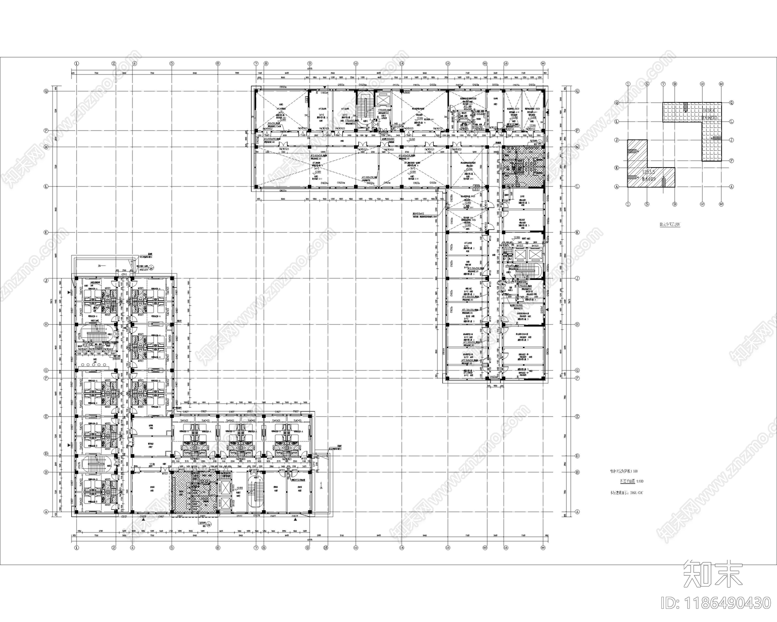 现代其他公共空间cad施工图下载【ID:1186490430】