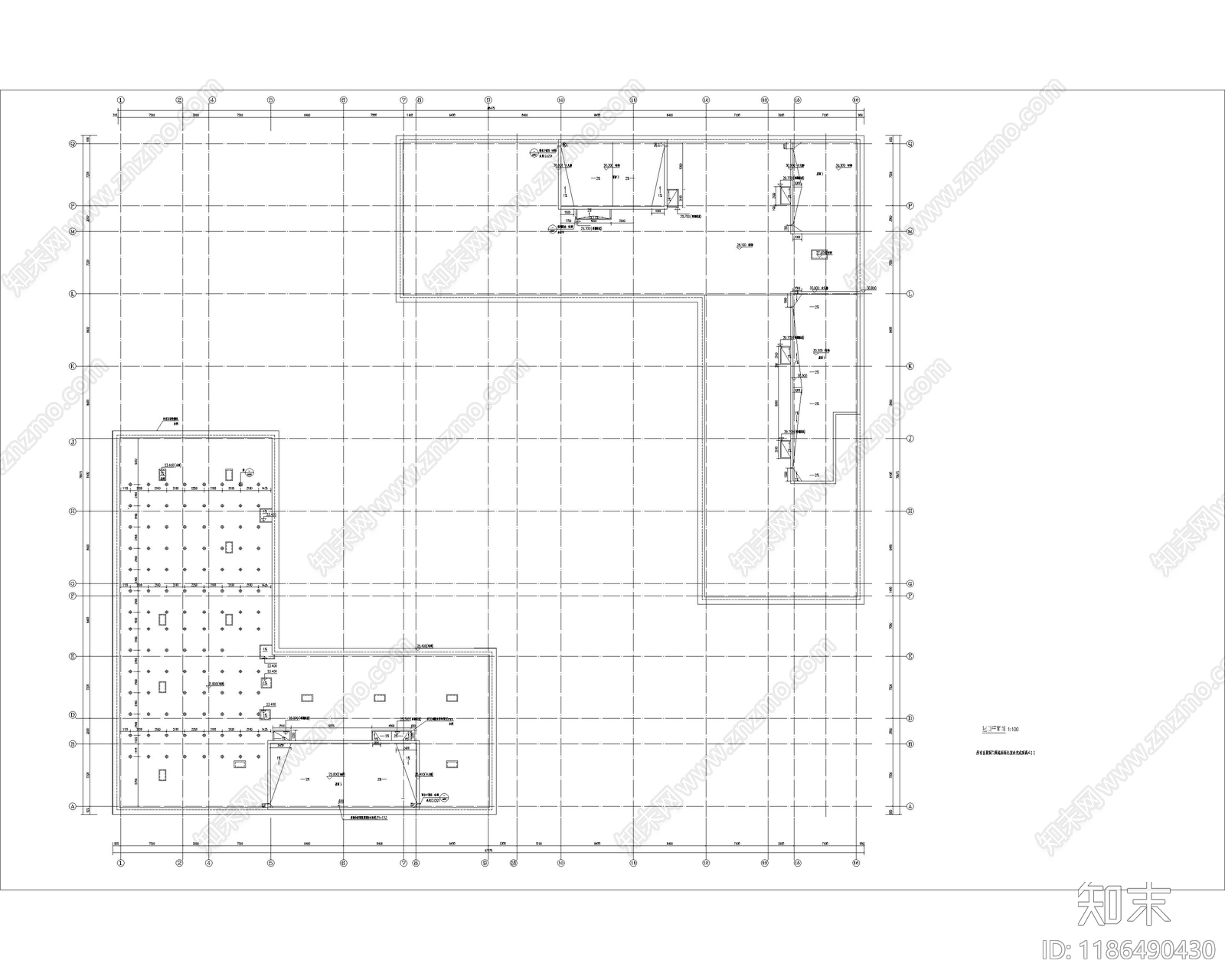 现代其他公共空间cad施工图下载【ID:1186490430】
