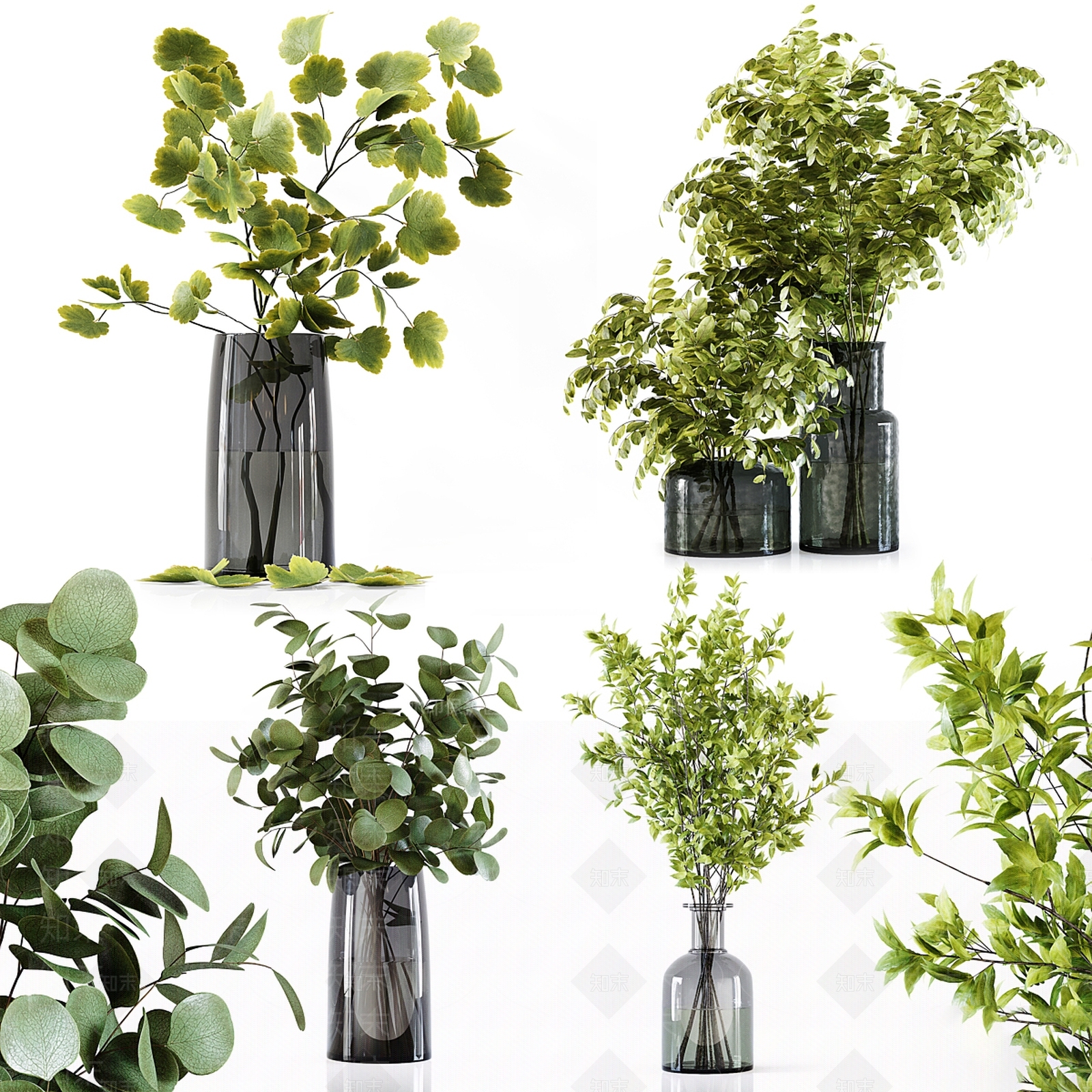 现代意式花艺3D模型下载【ID:1186490835】