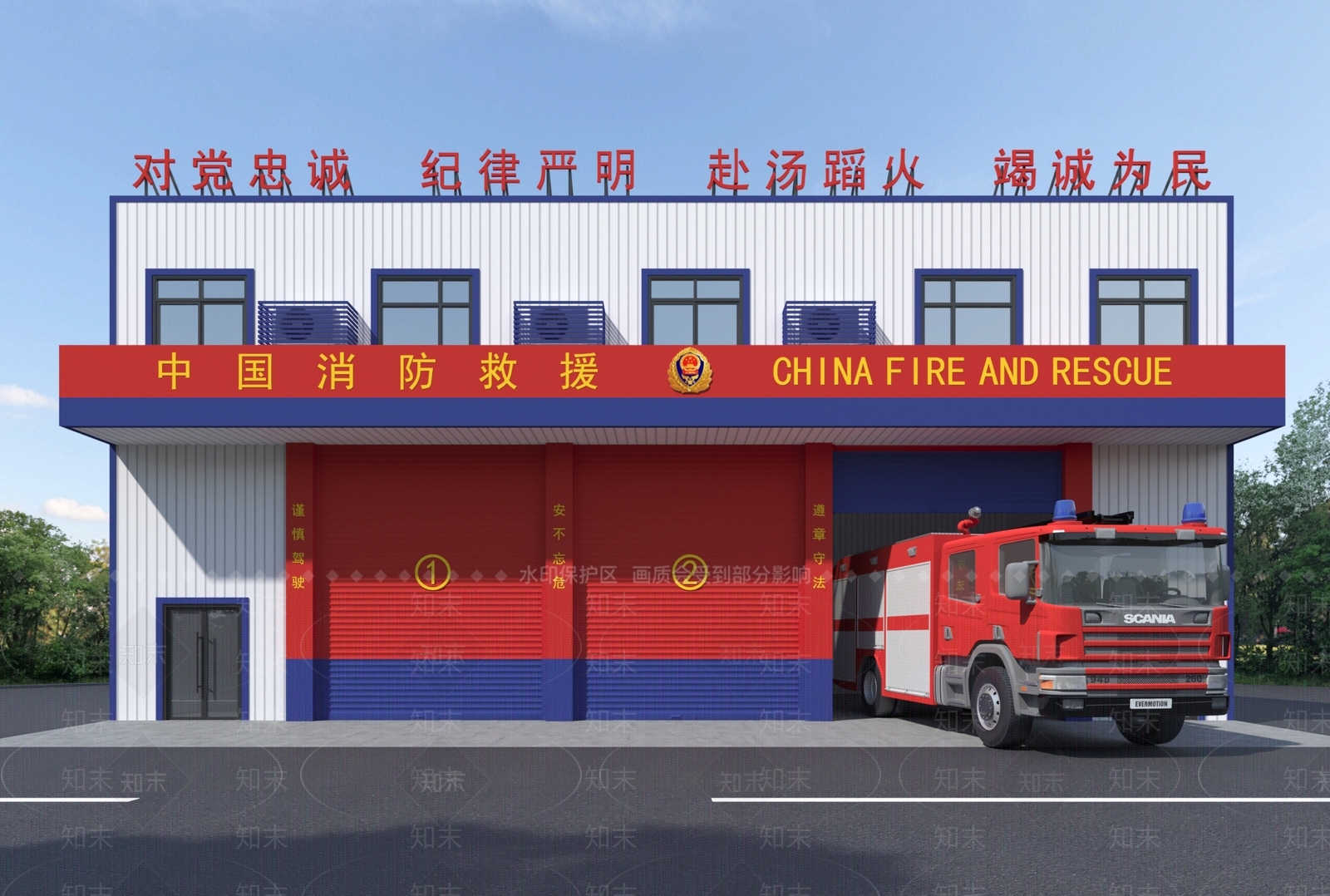 现代其他建筑外观3D模型下载【ID:1186491819】