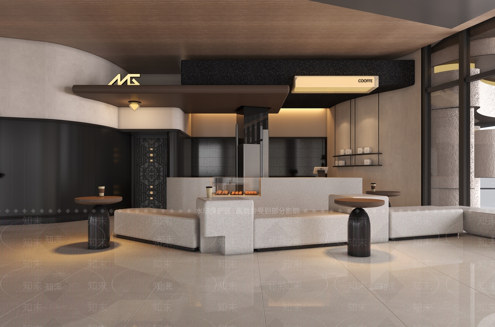 现代酒店大堂3D模型下载【ID:1215030241】