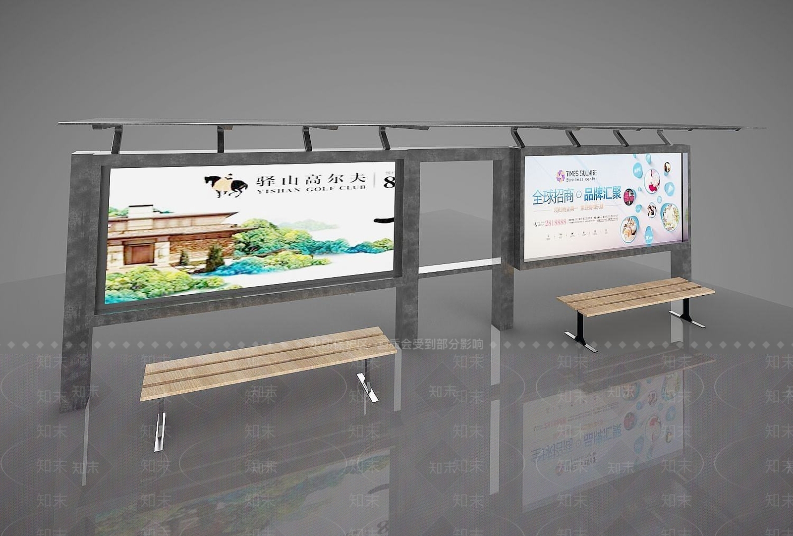 现代户外椅3D模型下载【ID:1186503213】
