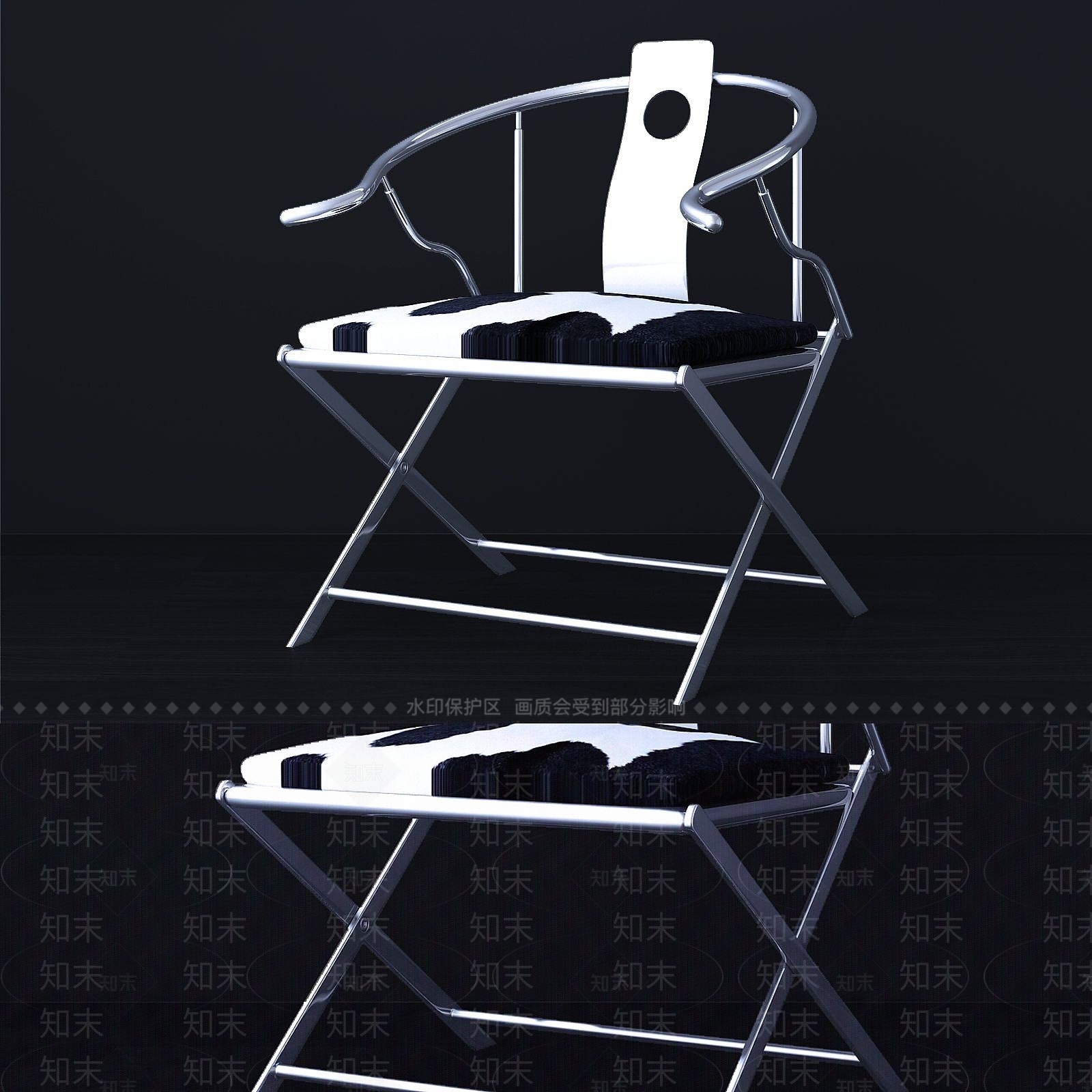 现代休闲椅3D模型下载【ID:1186503255】