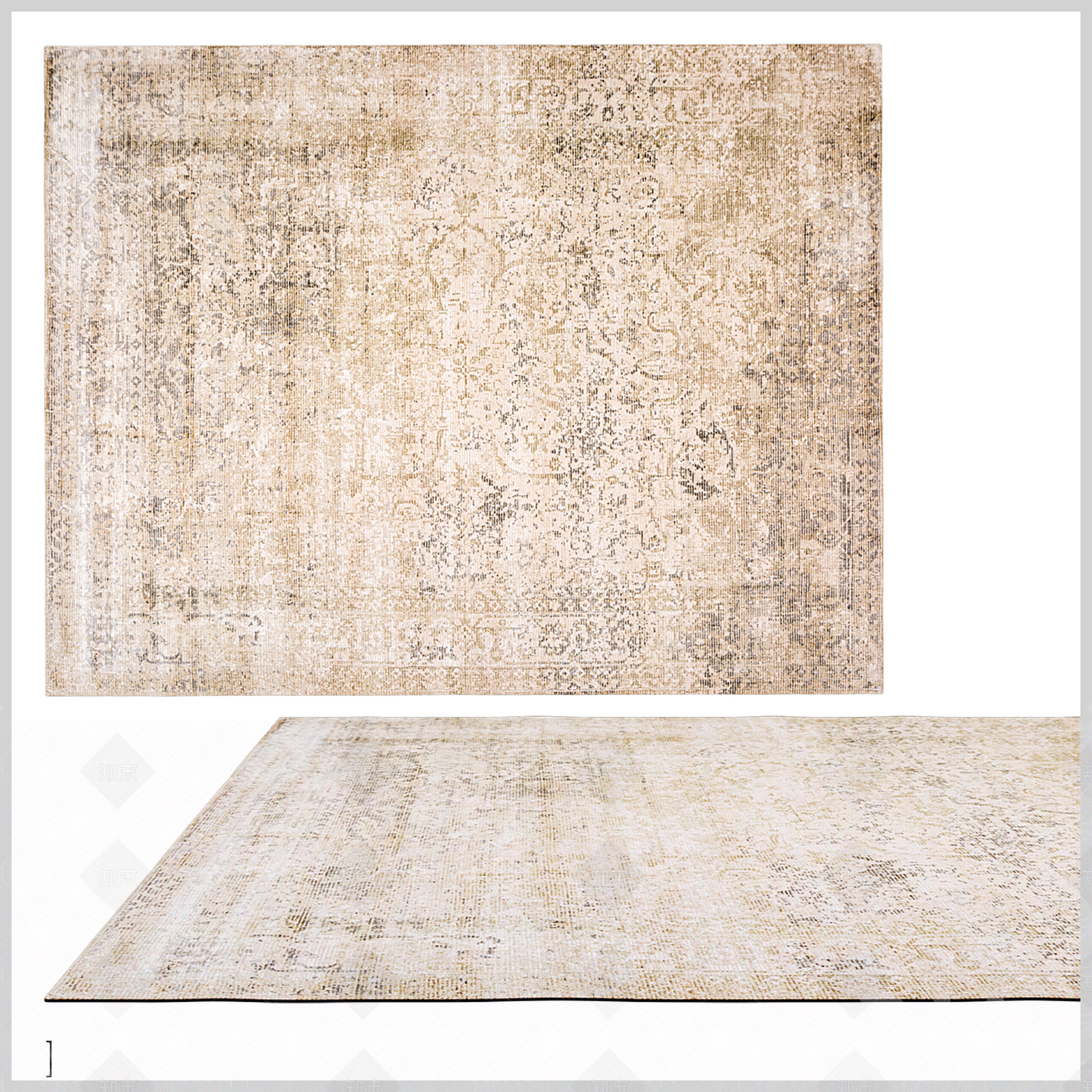 美式欧式民族地毯SU模型下载【ID:1186506198】