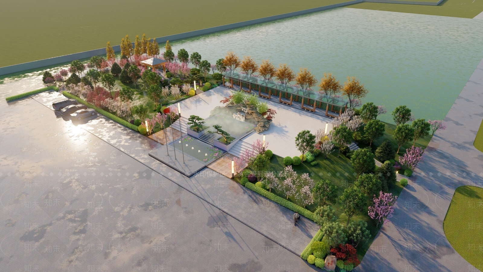 办公景观SU模型下载【ID:1186508752】
