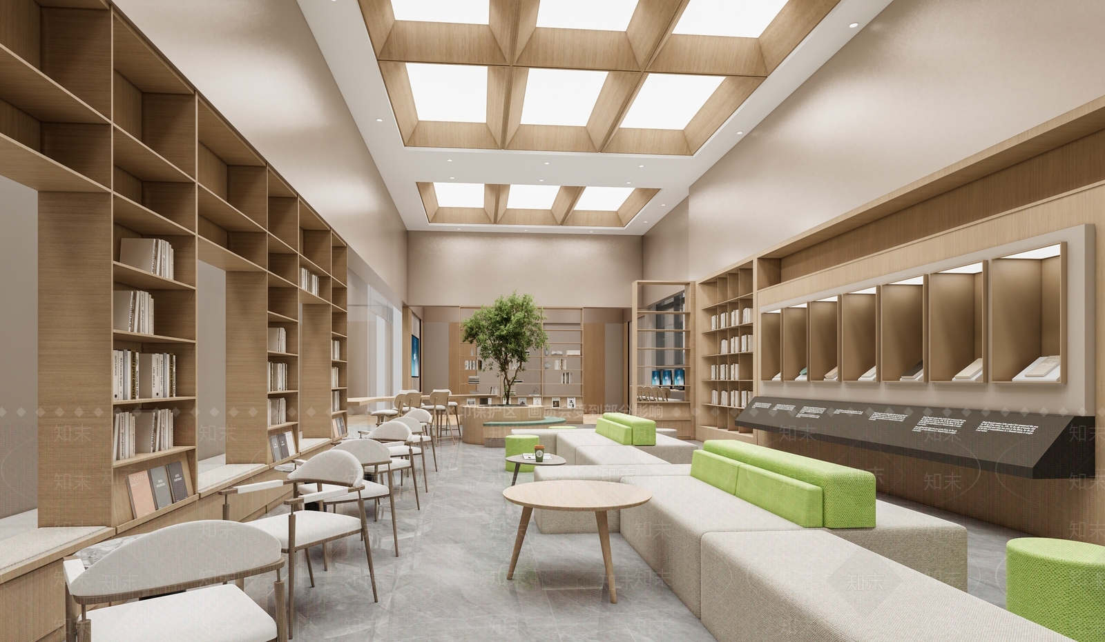 现代书店SU模型下载【ID:1186509396】