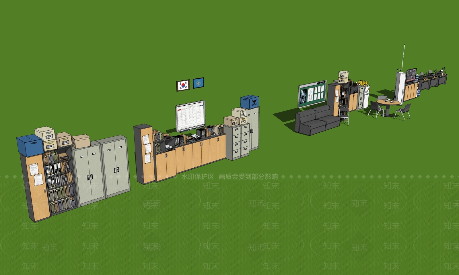其他办公用品SU模型下载【ID:1186519513】