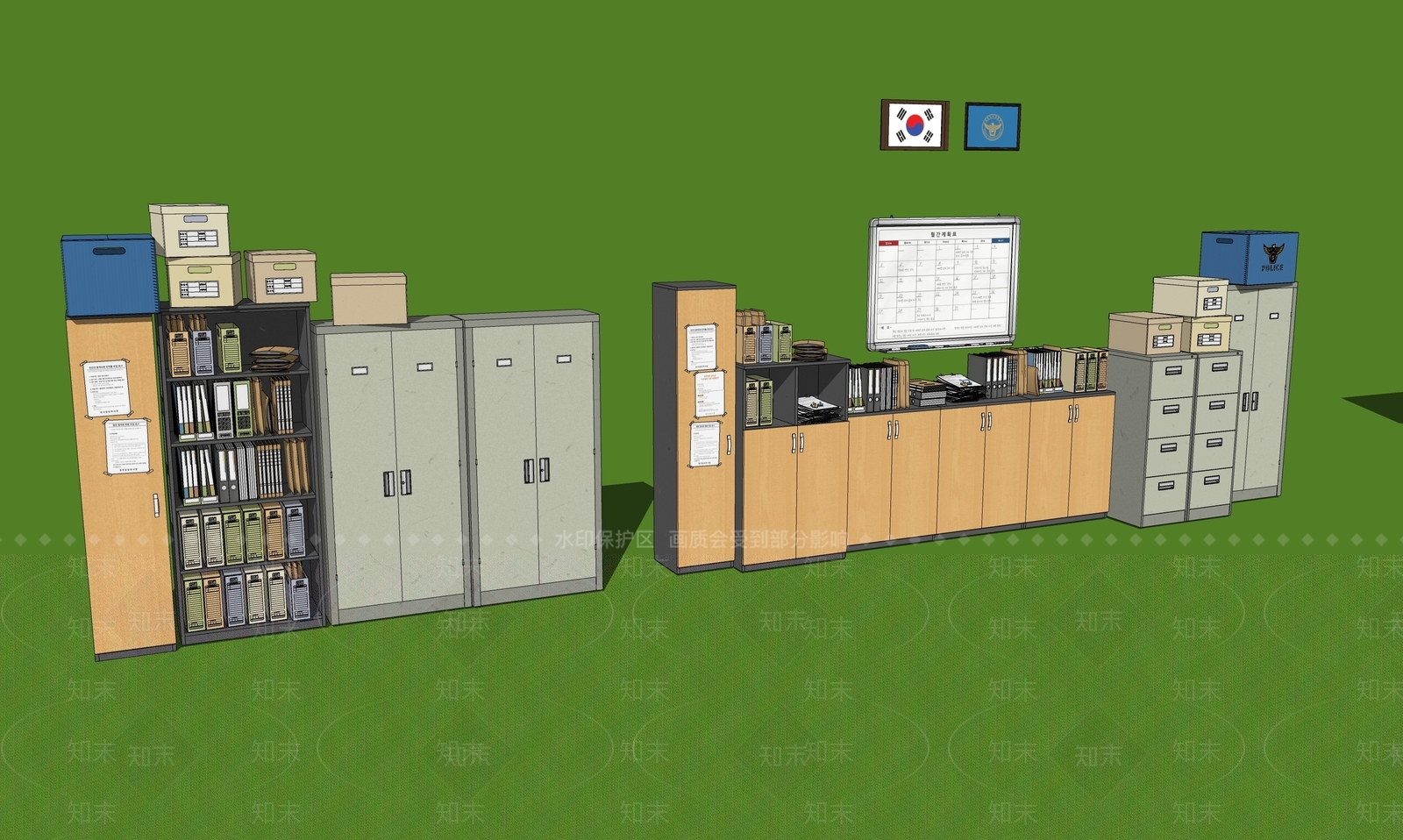 其他办公用品SU模型下载【ID:1186519513】