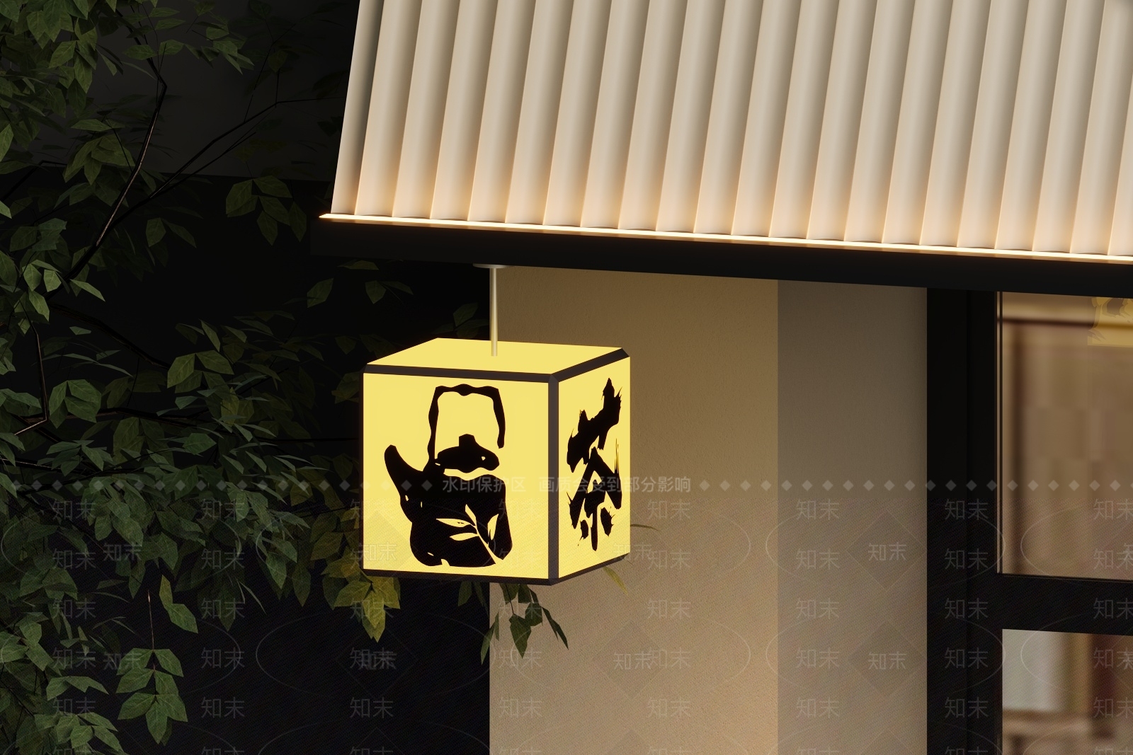 现代壁灯3D模型下载【ID:1186526435】