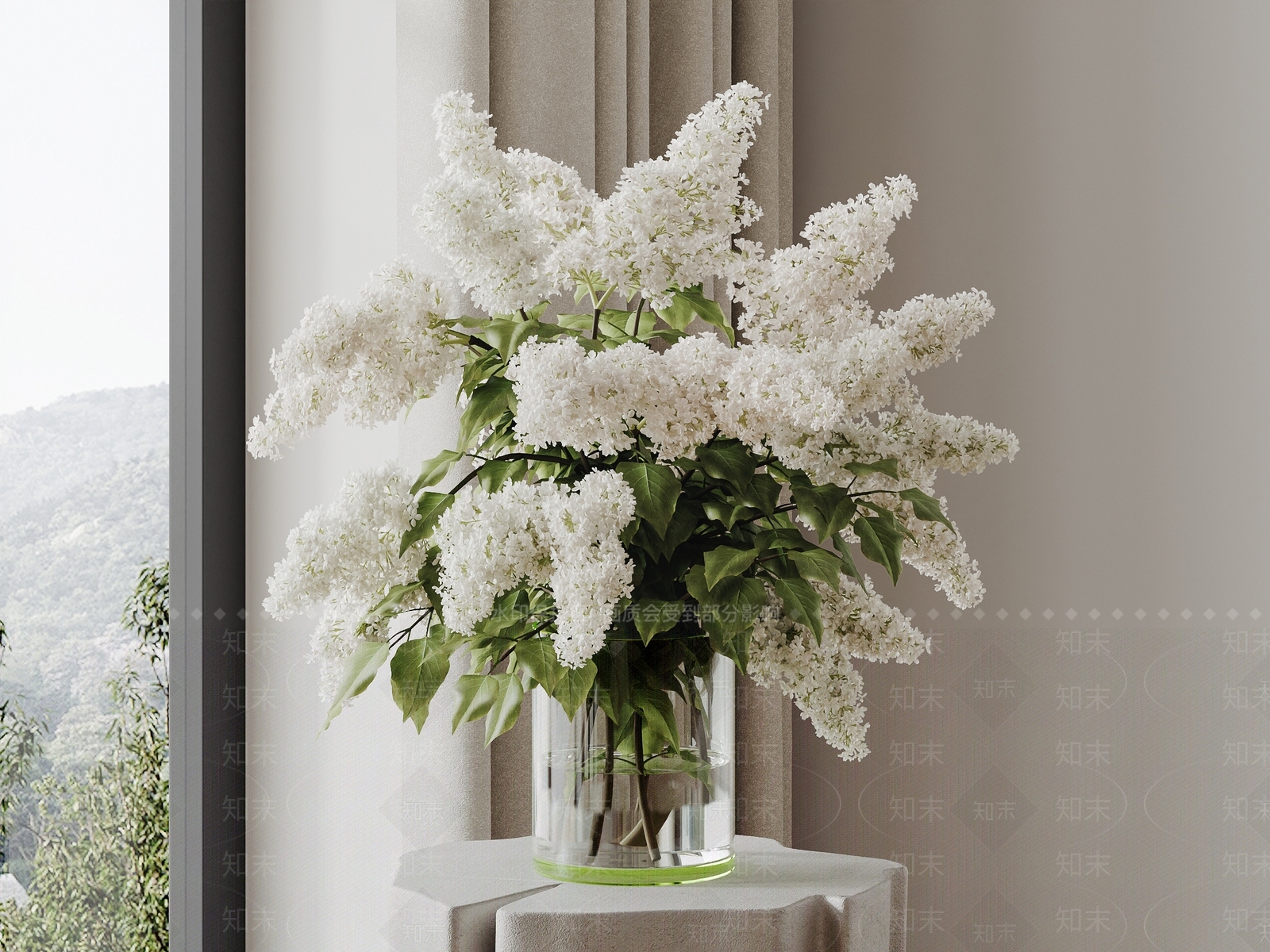 现代花艺3D模型下载【ID:1186529098】