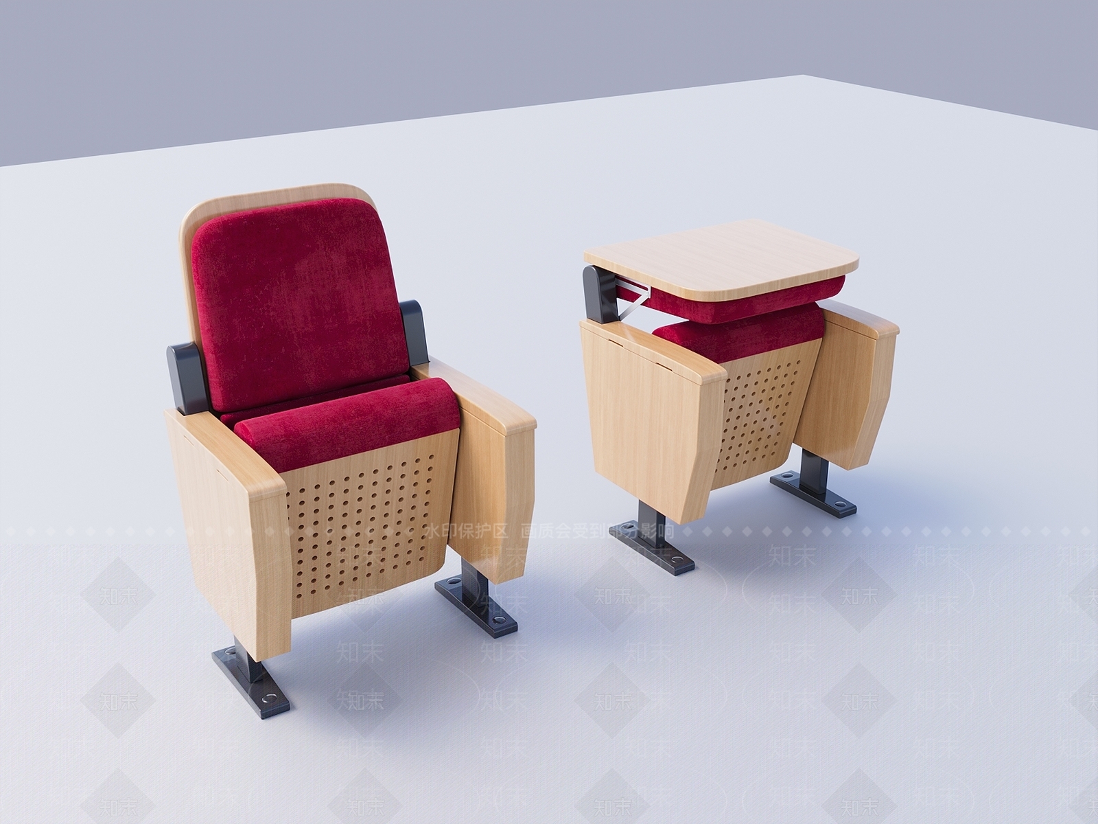 现代极简报告厅3D模型下载【ID:1186534855】