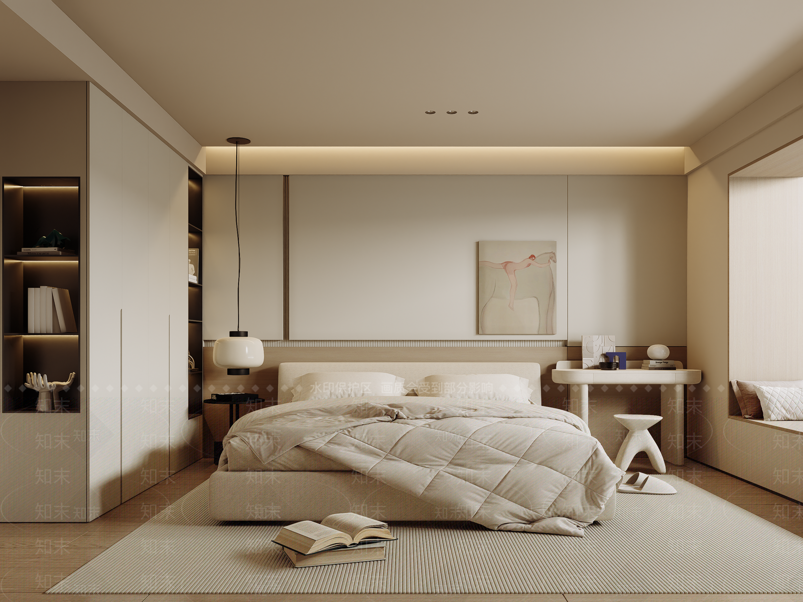 梳妆台书桌3D模型下载【ID:1227532234】