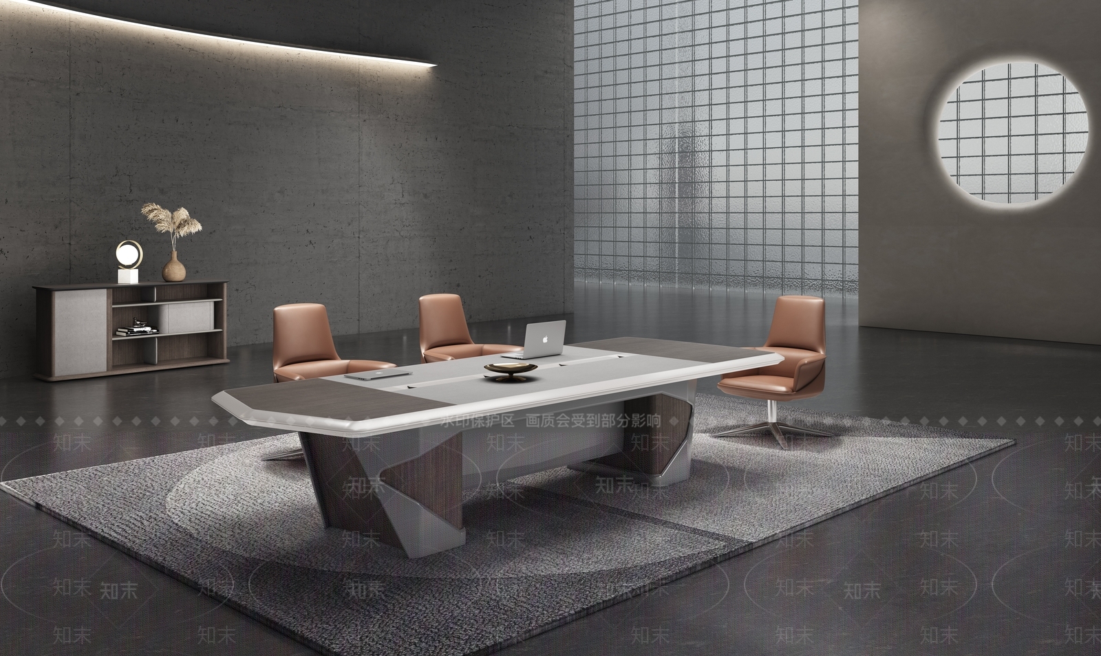 现代会议室3D模型下载【ID:1186549827】