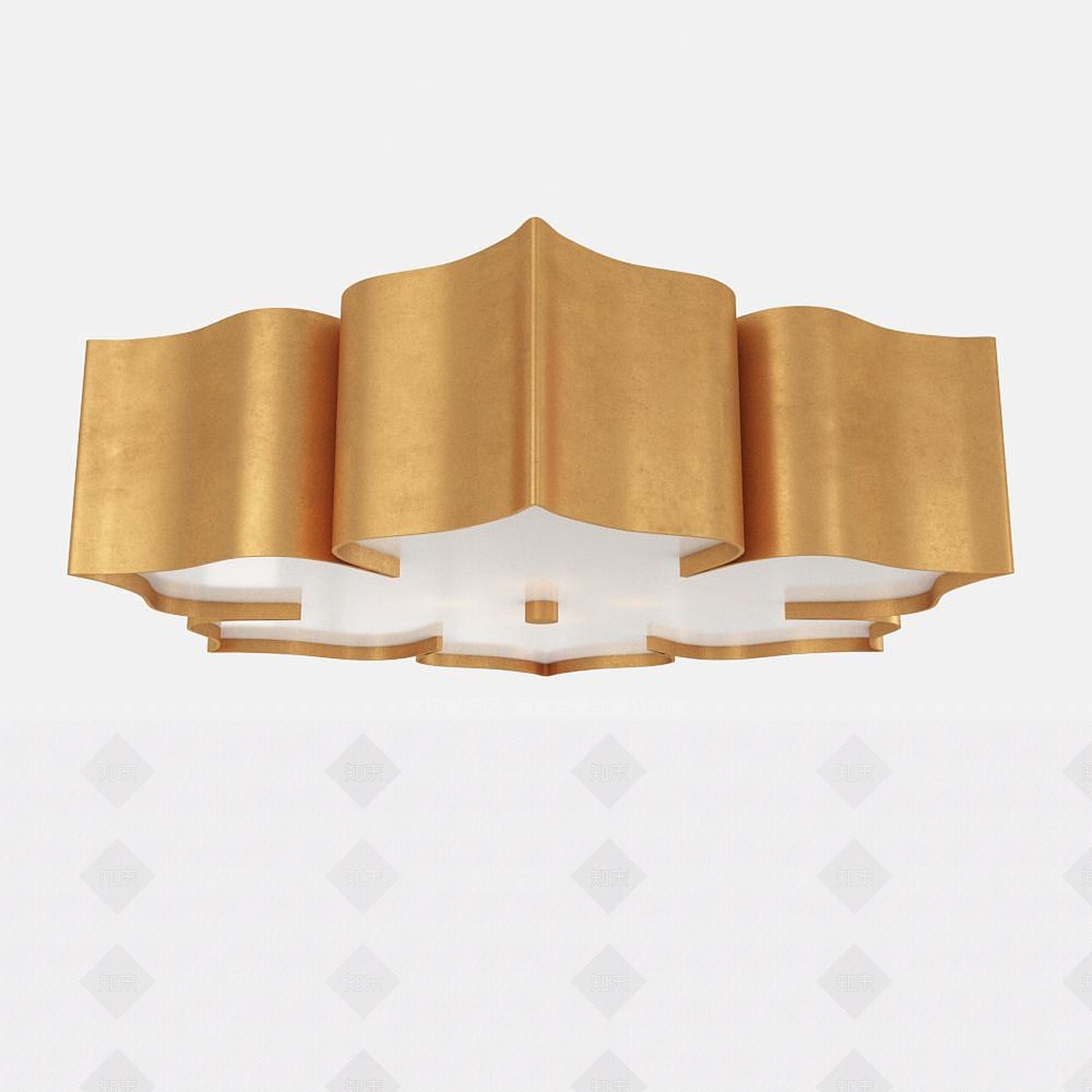 现代灯具组合3D模型下载【ID:1186560455】
