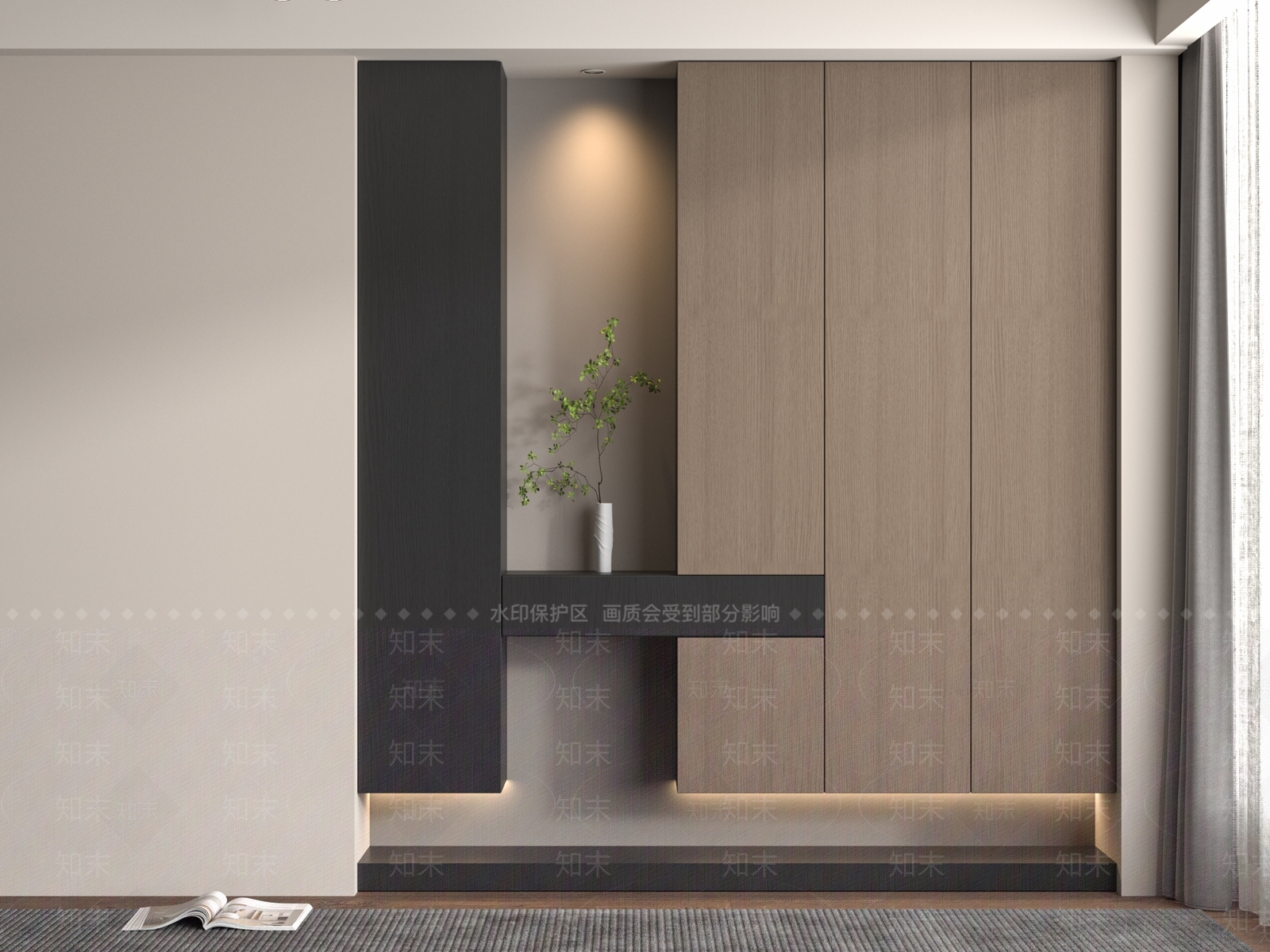 意式鞋柜3D模型下载【ID:1186564418】