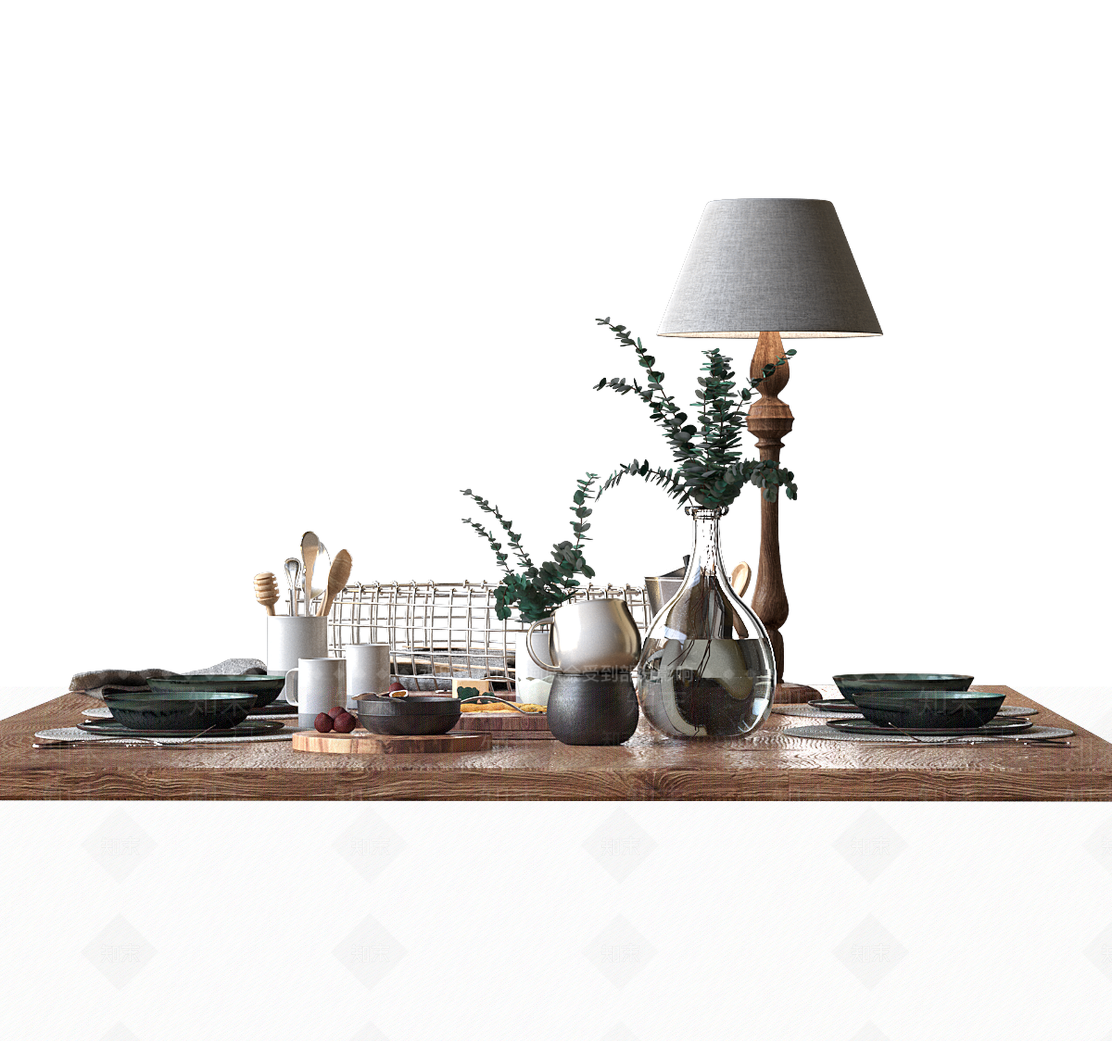 餐具3D模型下载【ID:1186566006】