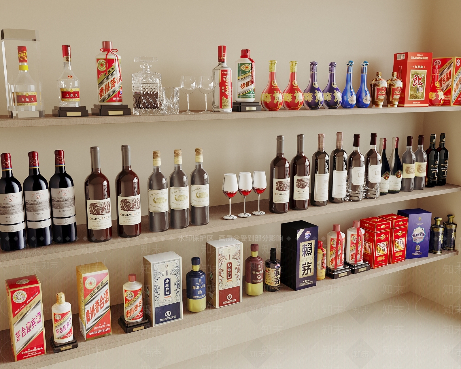 酒具SU模型下载【ID:1186567204】