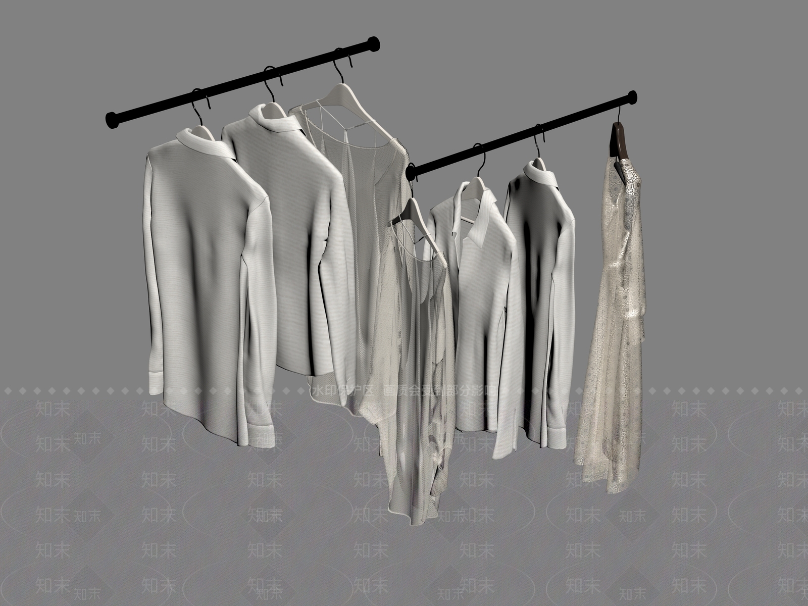 衣服SU模型下载【ID:1186570535】