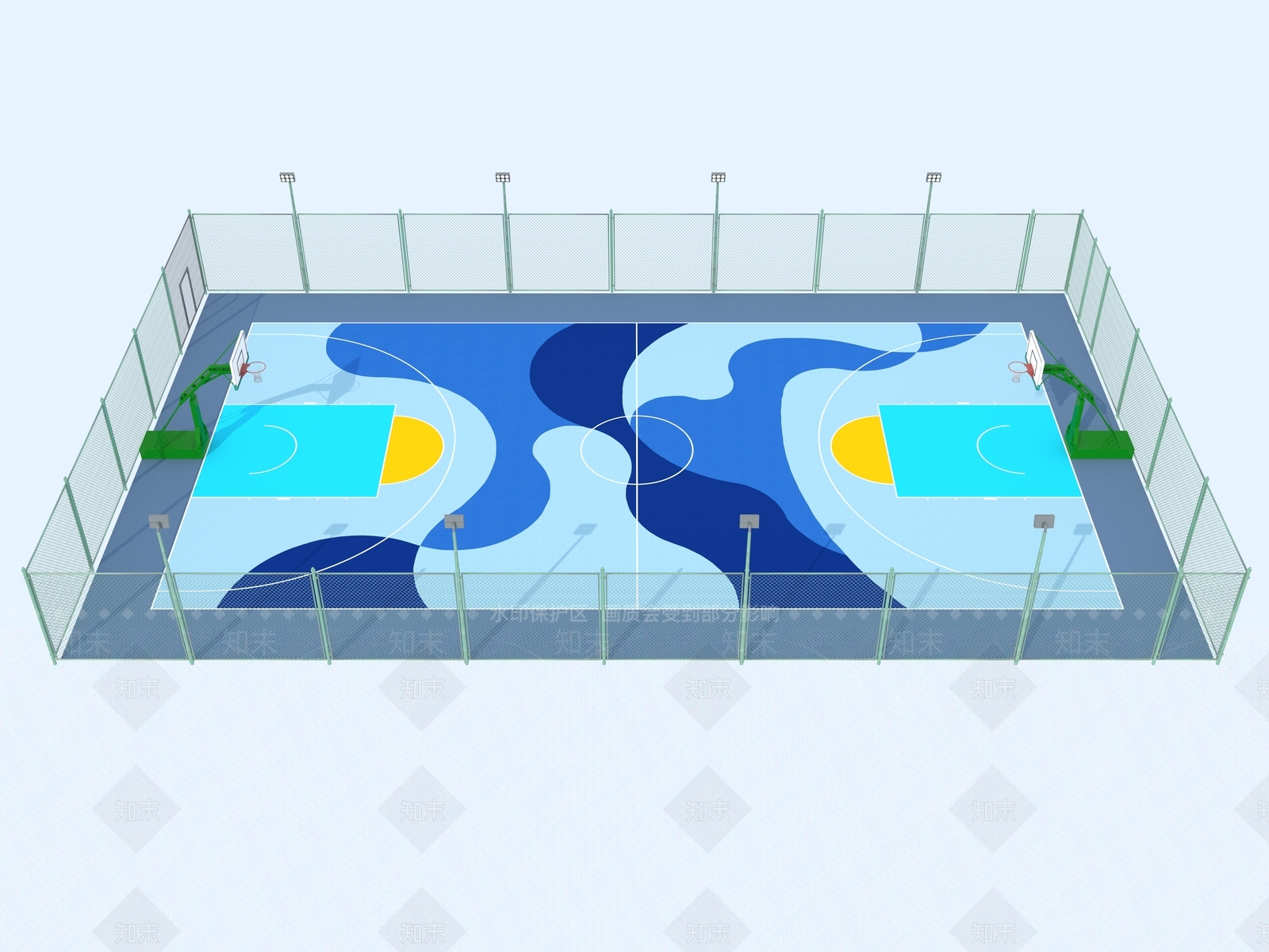 现代体育馆3D模型下载【ID:1186571135】