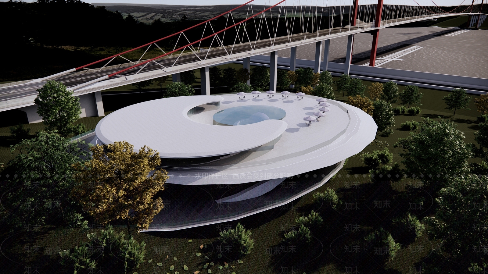 现代小公建SU模型下载【ID:1187389845】