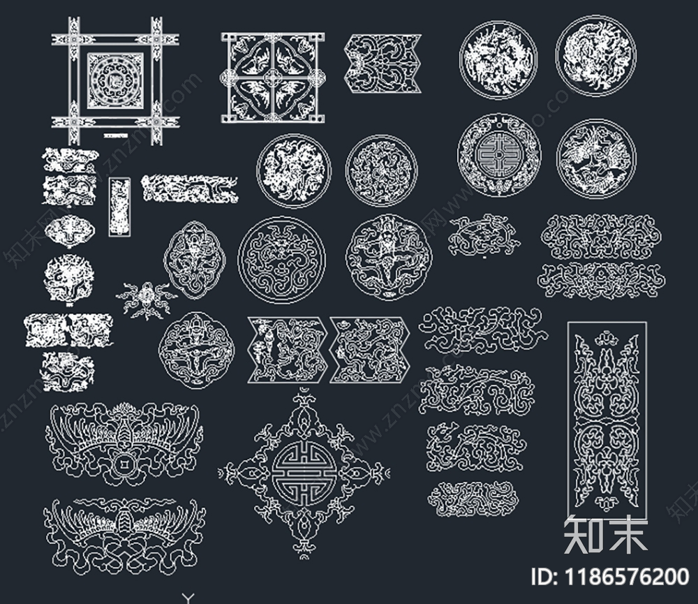 寺庙施工图下载【ID:1186576200】