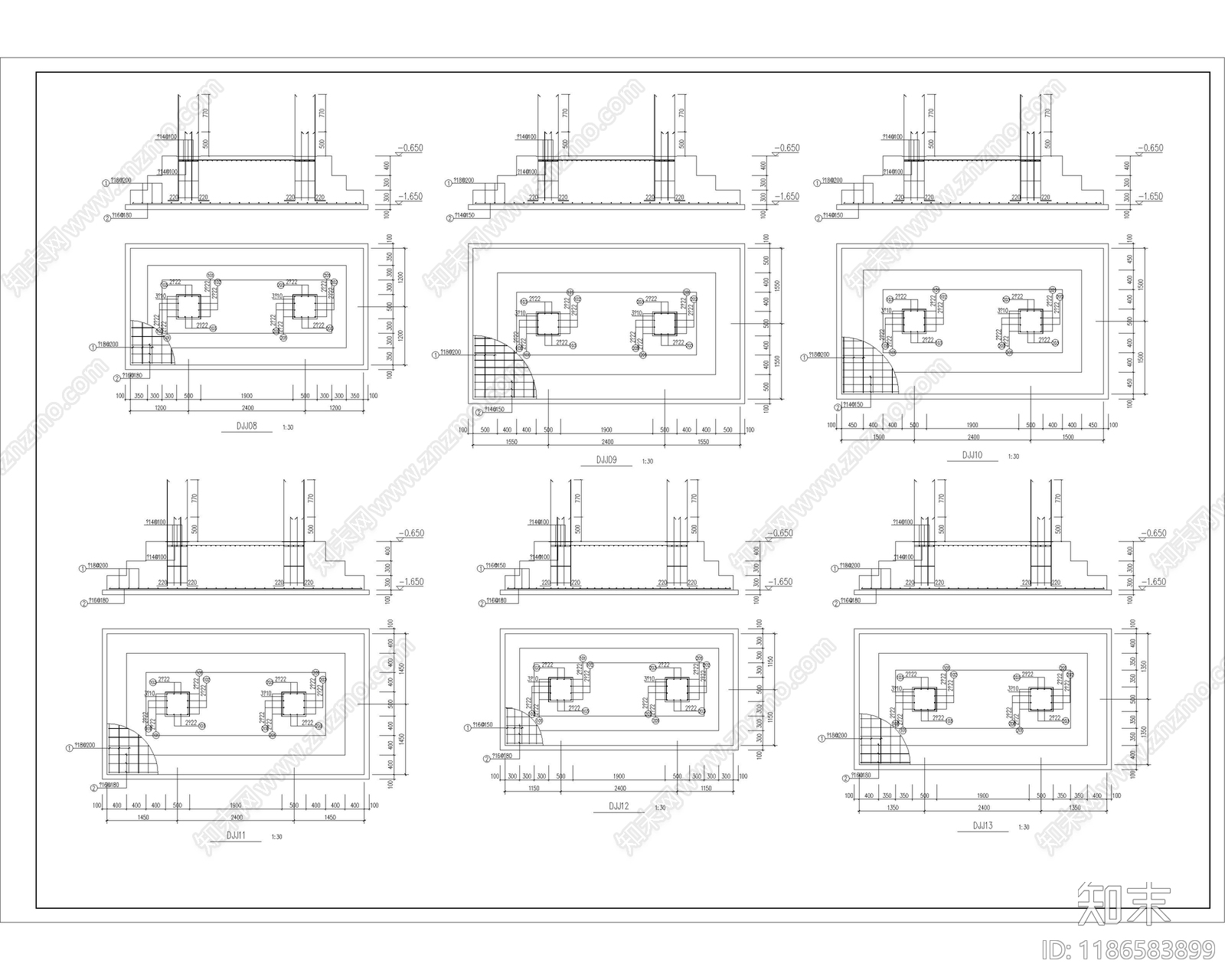 现代学校建筑cad施工图下载【ID:1186583899】