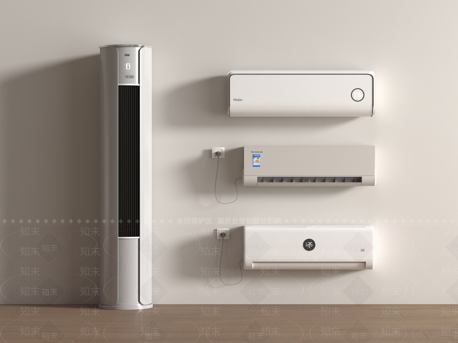 空调3D模型下载【ID:1186583623】