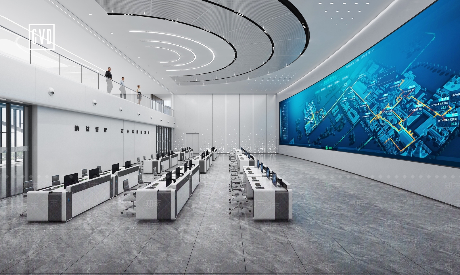 现代指挥中心3D模型下载【ID:1186584314】