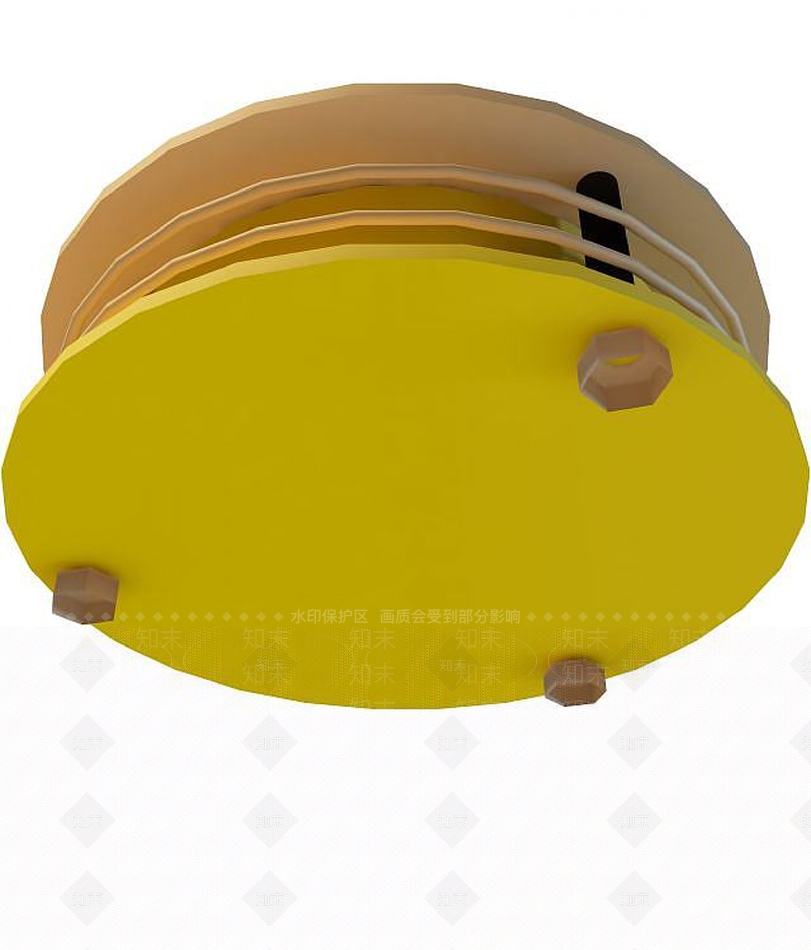 现代灯具组合3D模型下载【ID:1187844863】