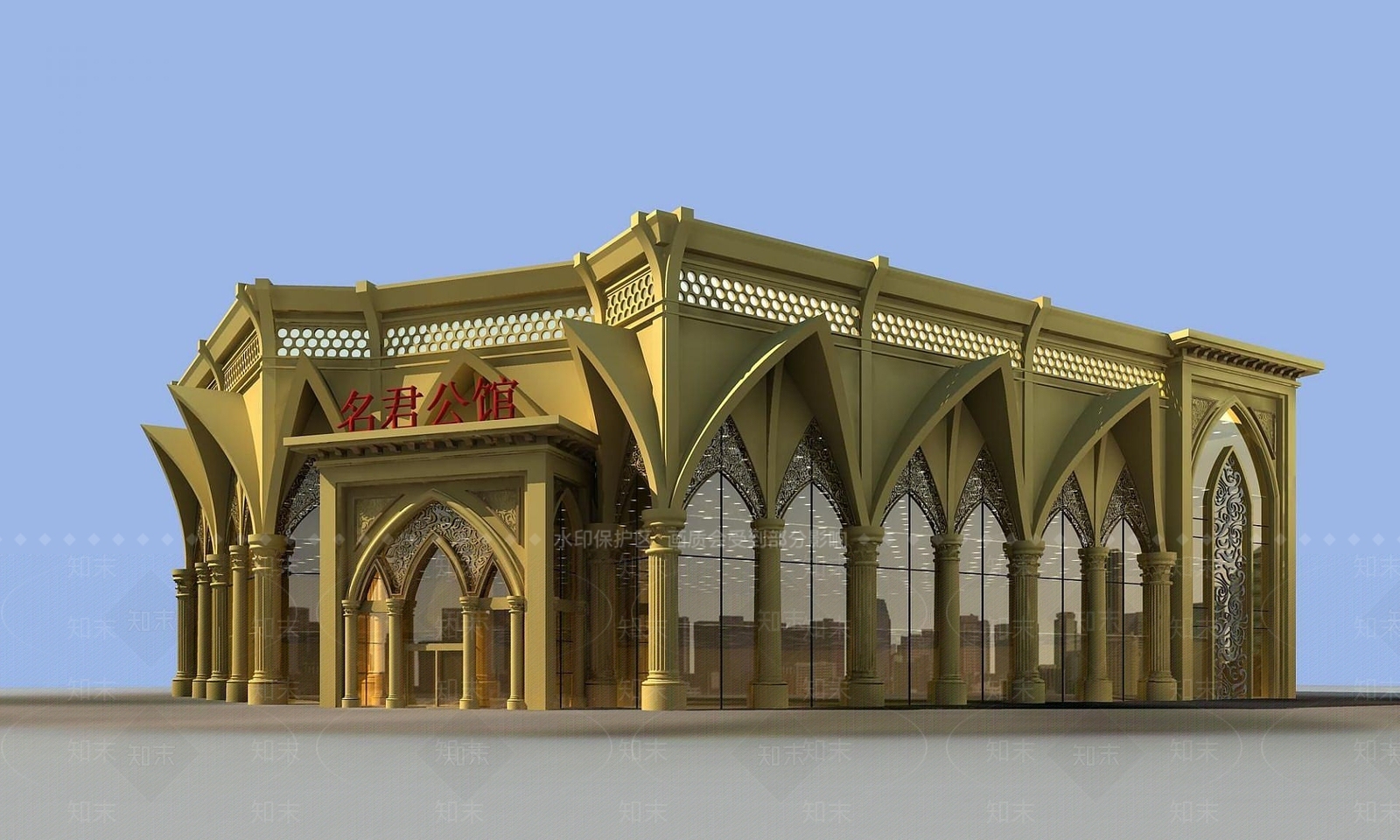 现代其他建筑外观3D模型下载【ID:1187841479】