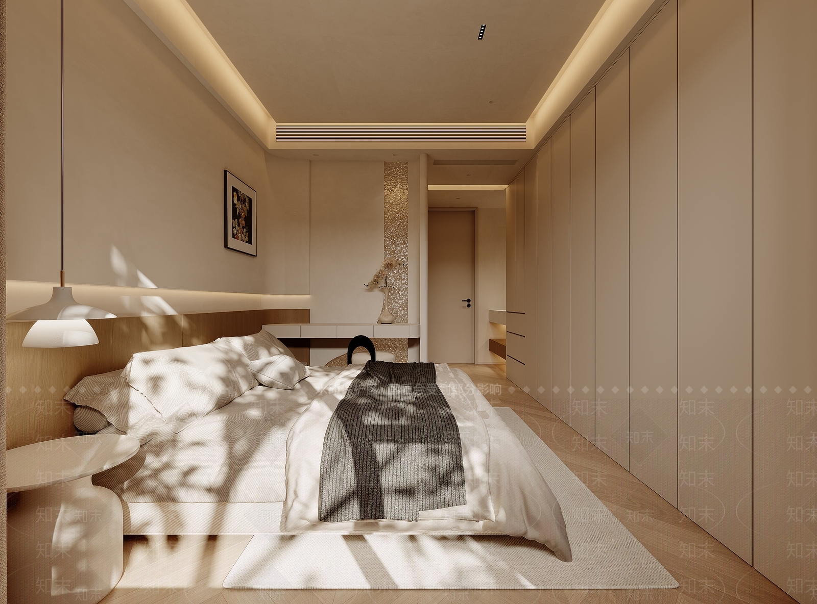 白色悬空梳妆台梳妆台3D模型下载【ID:1227293280】