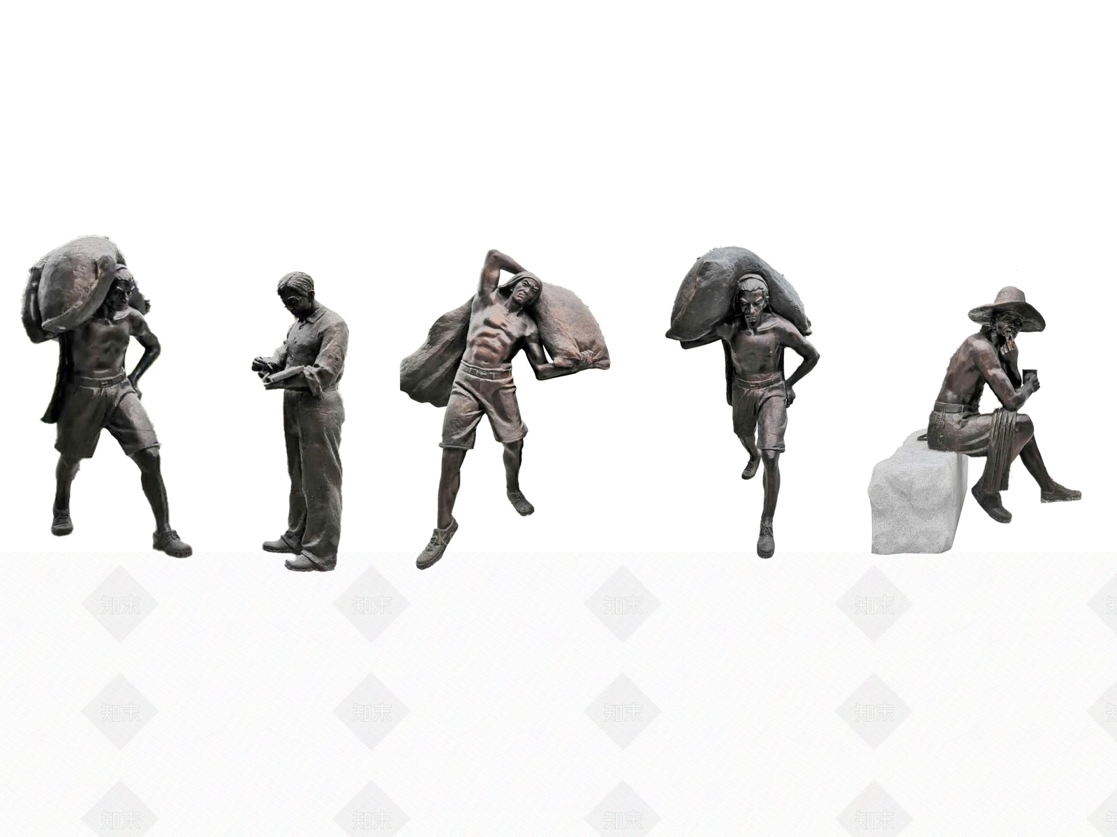 中式雕塑小品SU模型下载【ID:1186594437】