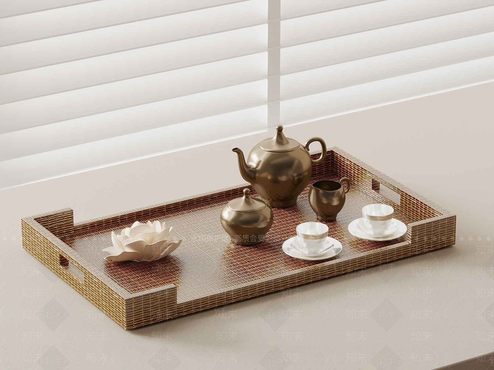 茶具3D模型下载【ID:1186597701】
