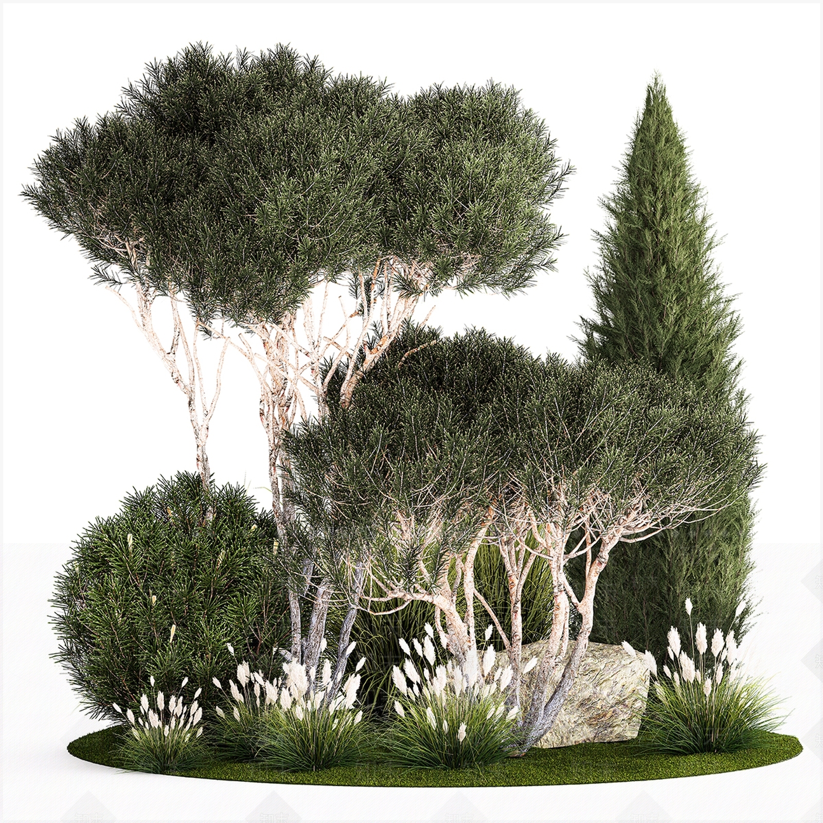 景观树3D模型下载【ID:1186600482】