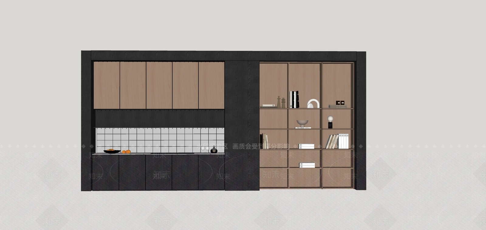 现代其他柜子SU模型下载【ID:1186602138】