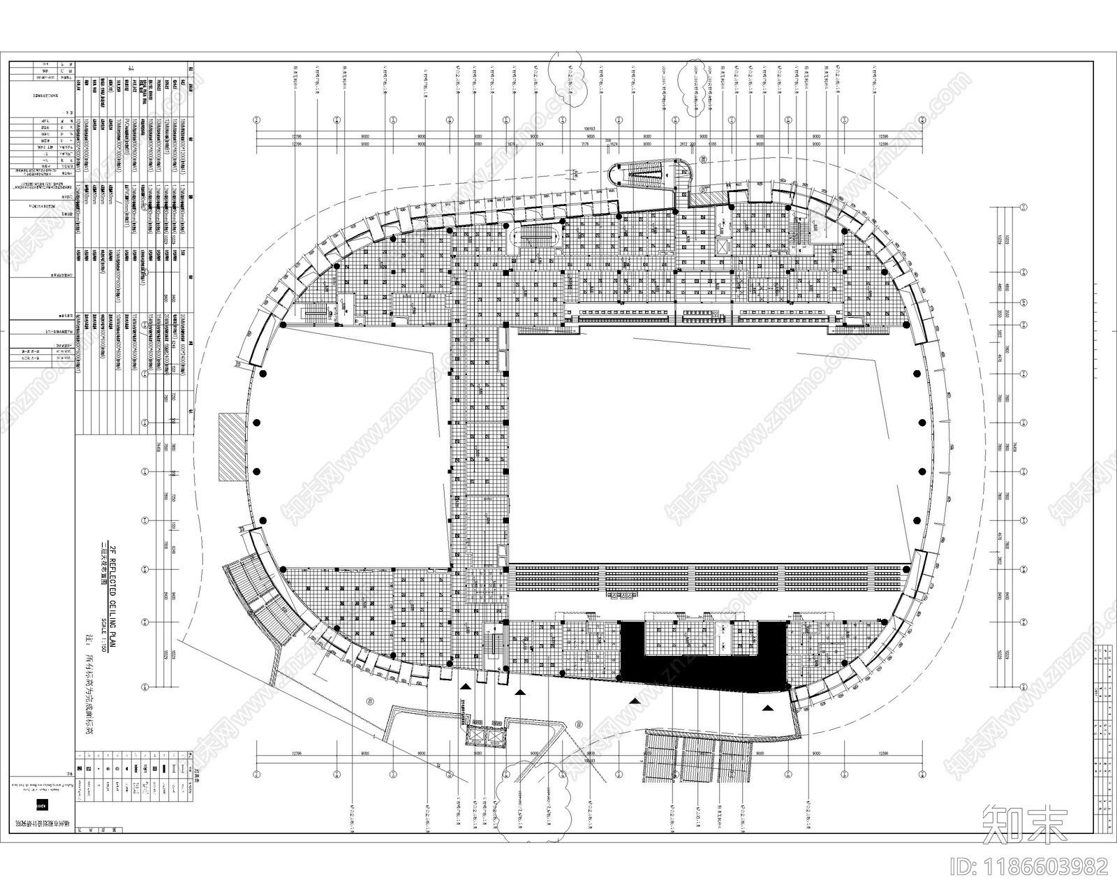 现代其他公共空间cad施工图下载【ID:1186603982】