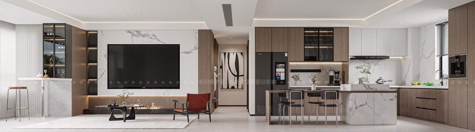 现代意式三人沙发3D模型下载【ID:1186603816】
