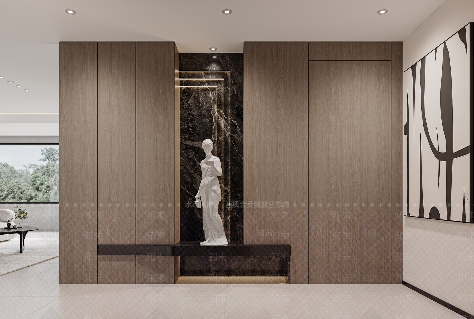 现代意式三人沙发3D模型下载【ID:1186603816】