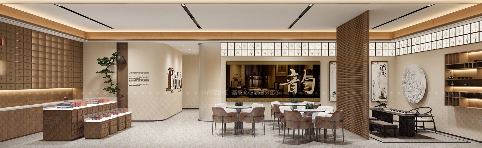 新中式中式医院3D模型下载【ID:1186610929】