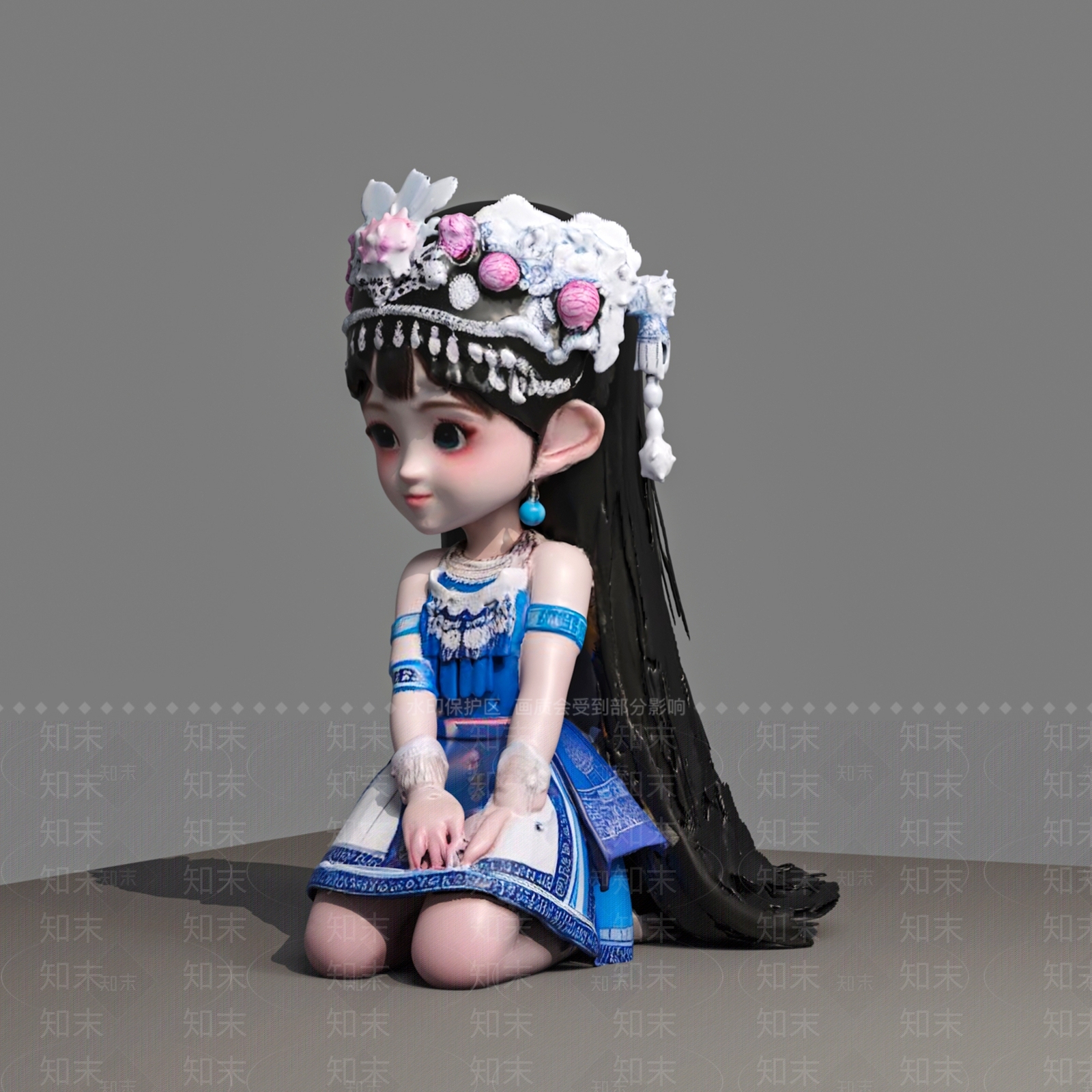 女人3D模型下载【ID:1186612501】