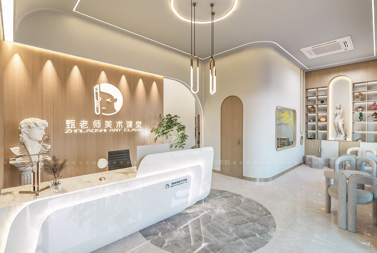 现代原木儿童活动空间SU模型下载【ID:1186627891】