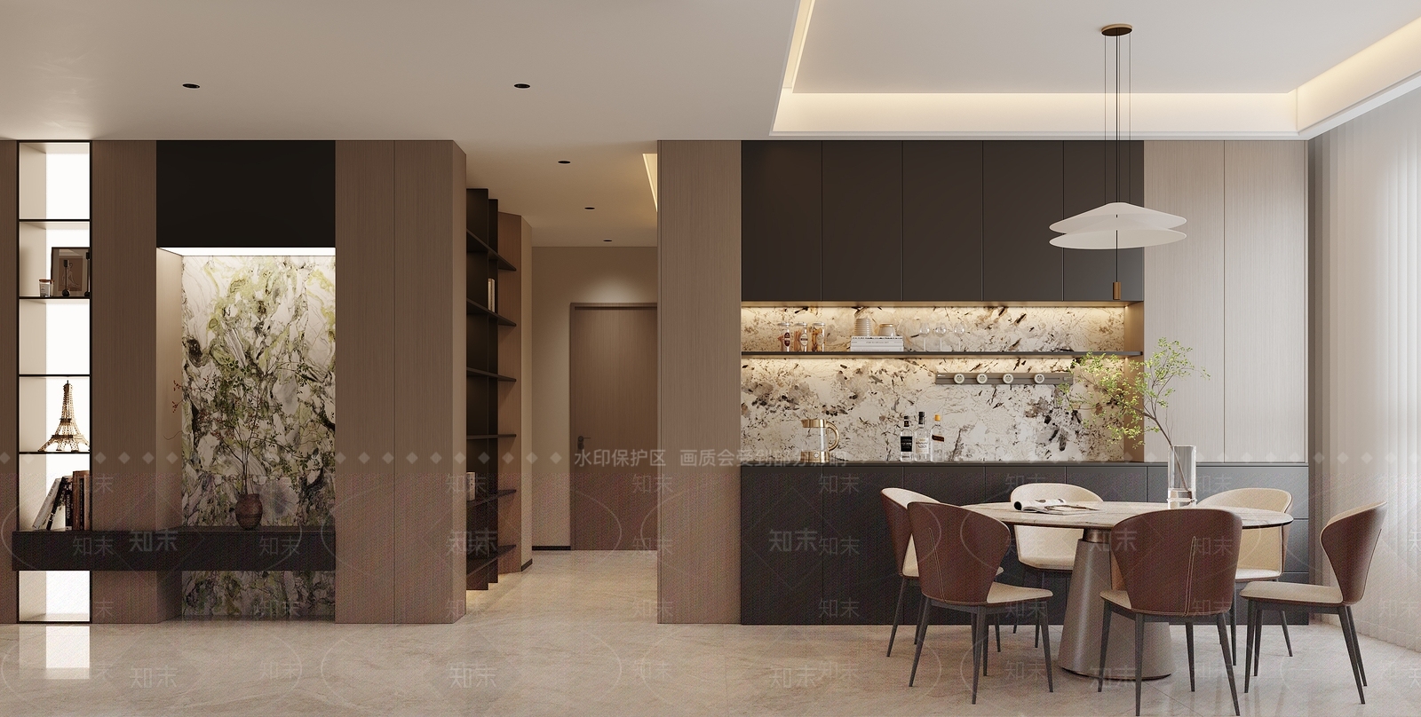 现代玄关3D模型下载【ID:1215032020】