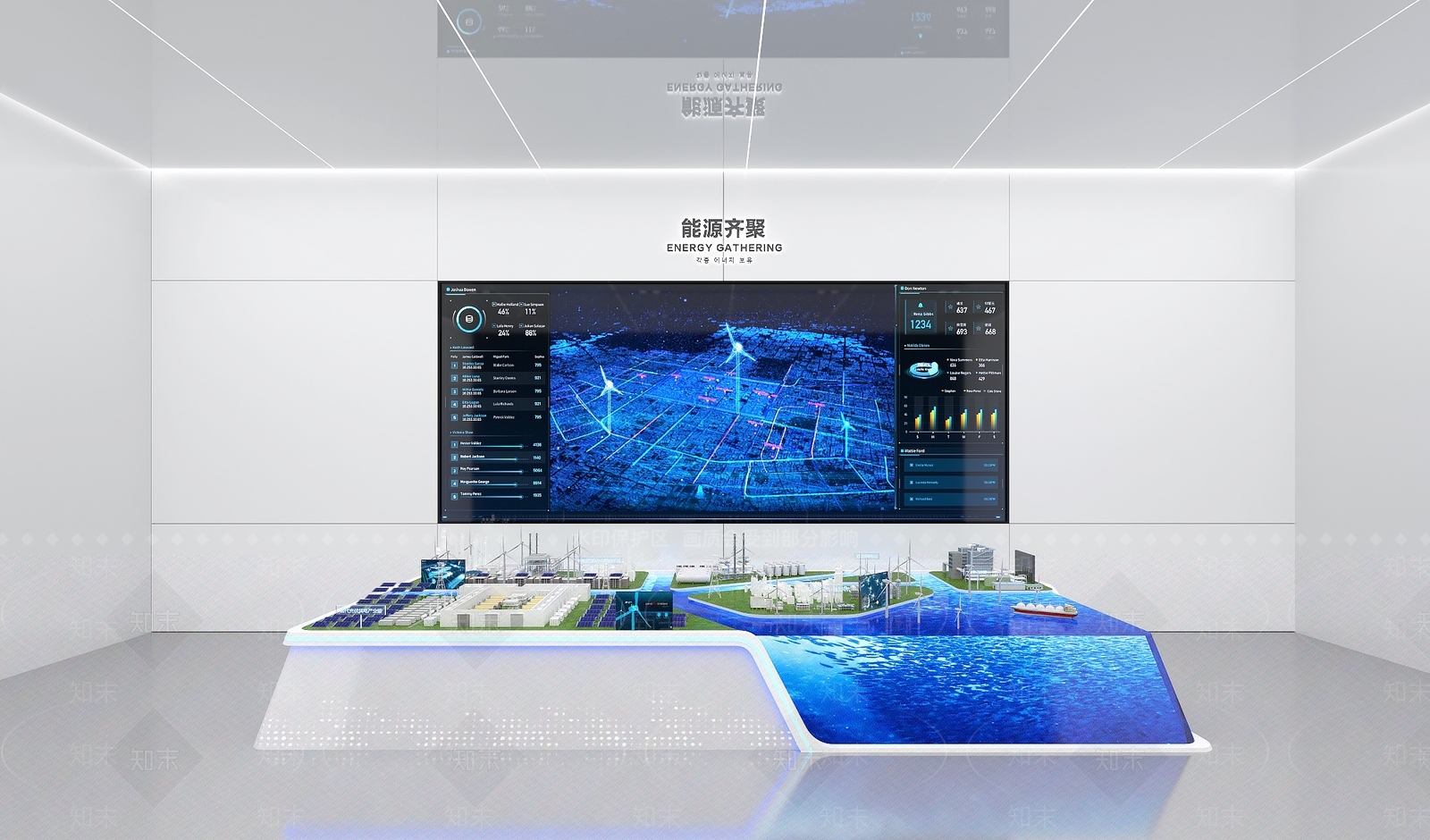 现代科技展厅SU模型下载【ID:1186634802】