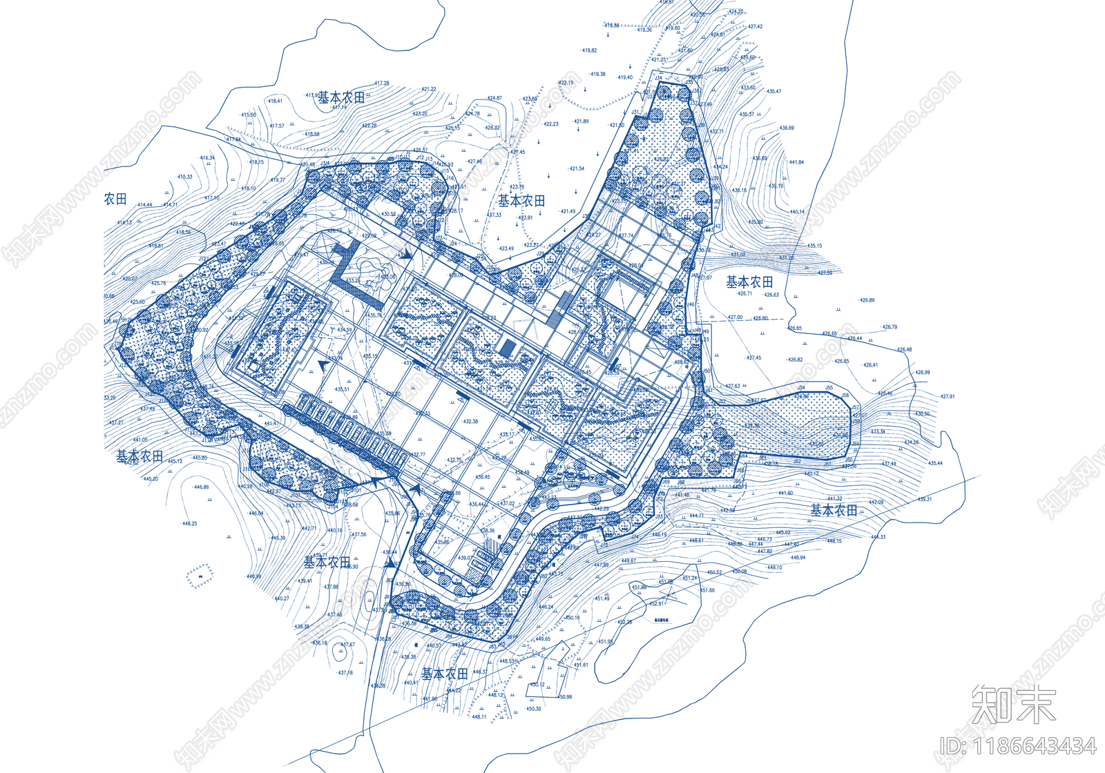 现代其他景观施工图下载【ID:1186643434】