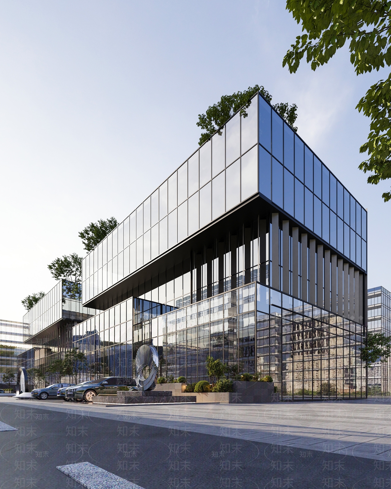 现代简约其他公共建筑3D模型下载【ID:1186649379】